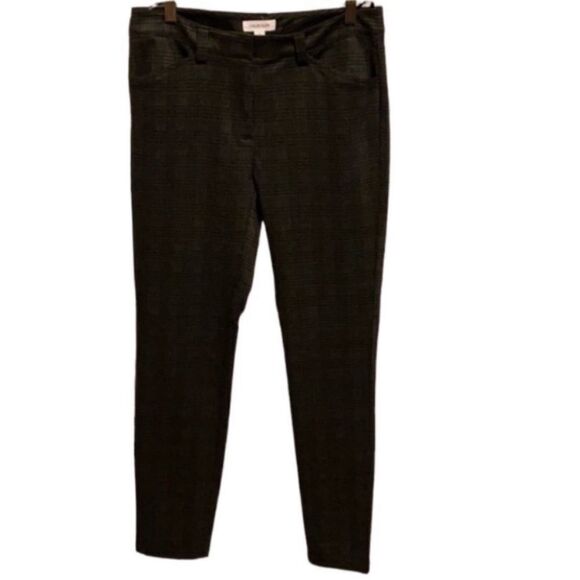 🔥FIRM NEW Calvin Klein Plaid Trousers with Pockets - Picture 1 of 7